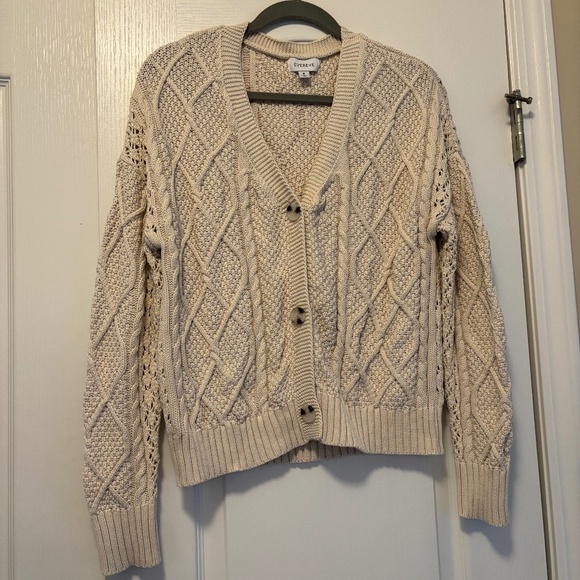 Evereve Medium Georgina Cardigan in Taupe - Picture 1 of 4